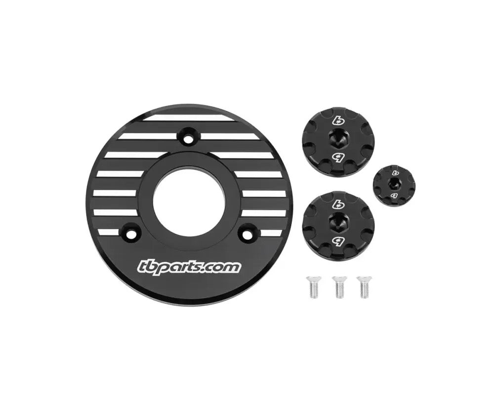 TB Parts  Engine Dress Up Kit, Black - KLX110 2010+